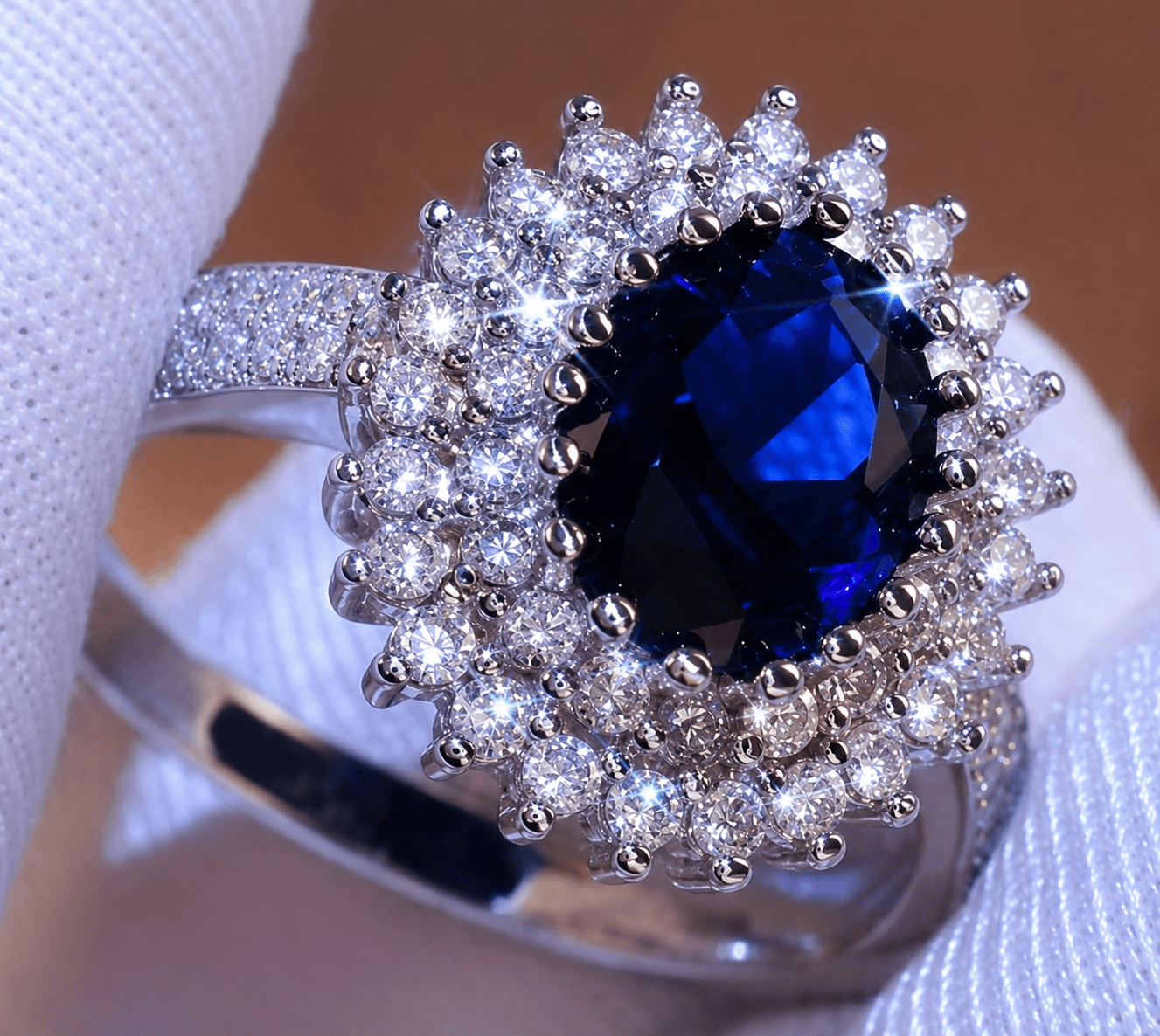 Brilliant Women's Sapphire Birthstone Birthday and Promise Ring