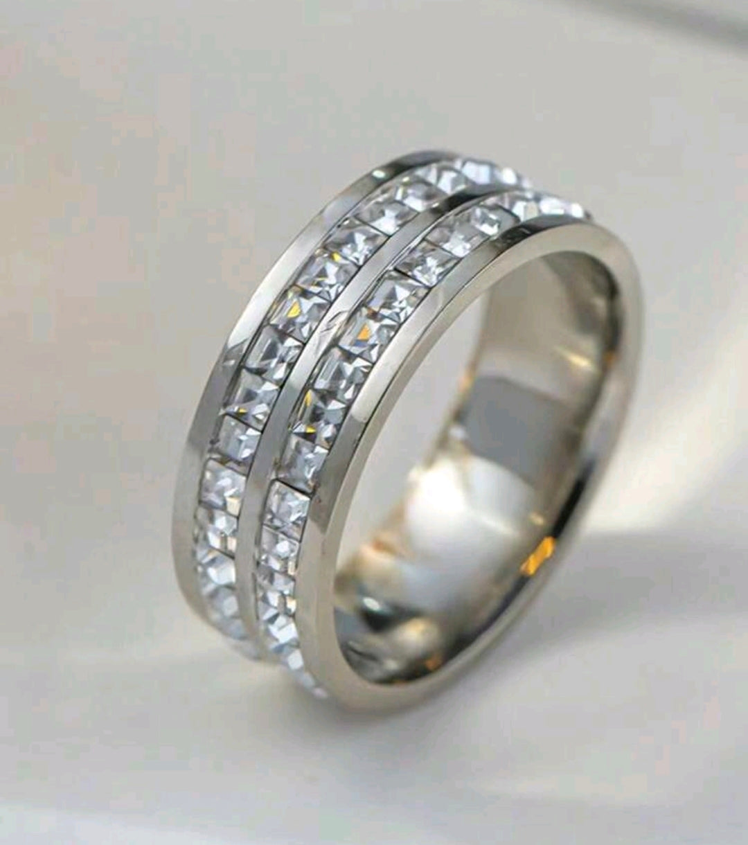 His and Hers Stunning Cubic Zirconia Wedding Ring
