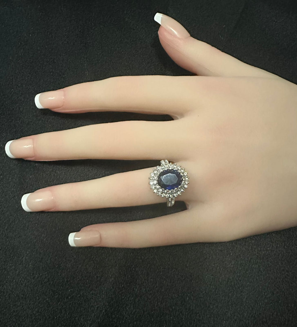 Brilliant Women's Sapphire Birthstone Birthday and Promise Ring